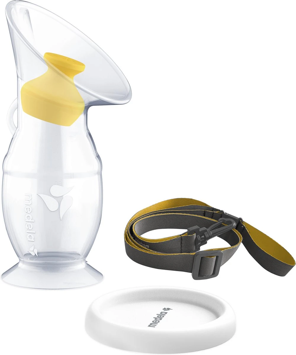 Medela Siliconen Moedermelkcollector - Melk Collector Borstvoeding - Siliconen Borstkolf - 100 Ml Moedermelk 4 Medela Siliconen Moedermelkcollector - Melk Collector Borstvoeding - Siliconen Borstkolf - 100 Ml Moedermelk - Afbeelding 2