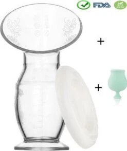 BYER Hoogwaardige Siliconen Borstkolf 120ML+ Stopper & Deksel - Handmatig Kolfapparaat 100% BPA-Vrij 7 BYER Hoogwaardige Siliconen Borstkolf 120ML+ Stopper & Deksel - Handmatig Kolfapparaat 100% BPA-Vrij -Stokke Verkoop 1009x1200 5