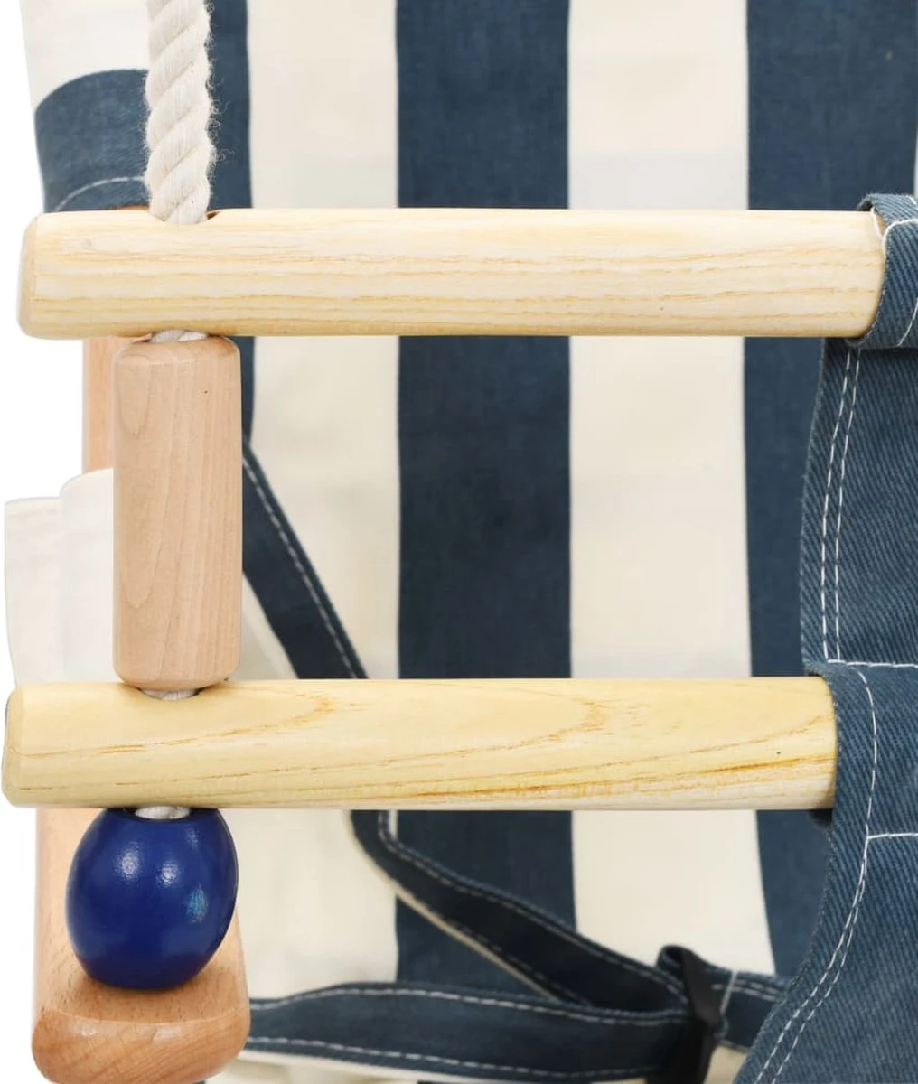 Merkloos Babyschommel Met Gordel Hout Blauw- Babyschommel Buiten - Baby Schommel Tuin - Peuterschommel - Kinderschommel - Schommelzitje 9 Merkloos Babyschommel Met Gordel Hout Blauw- Babyschommel Buiten - Baby Schommel Tuin - Peuterschommel - Kinderschommel - Schommelzitje - Afbeelding 7