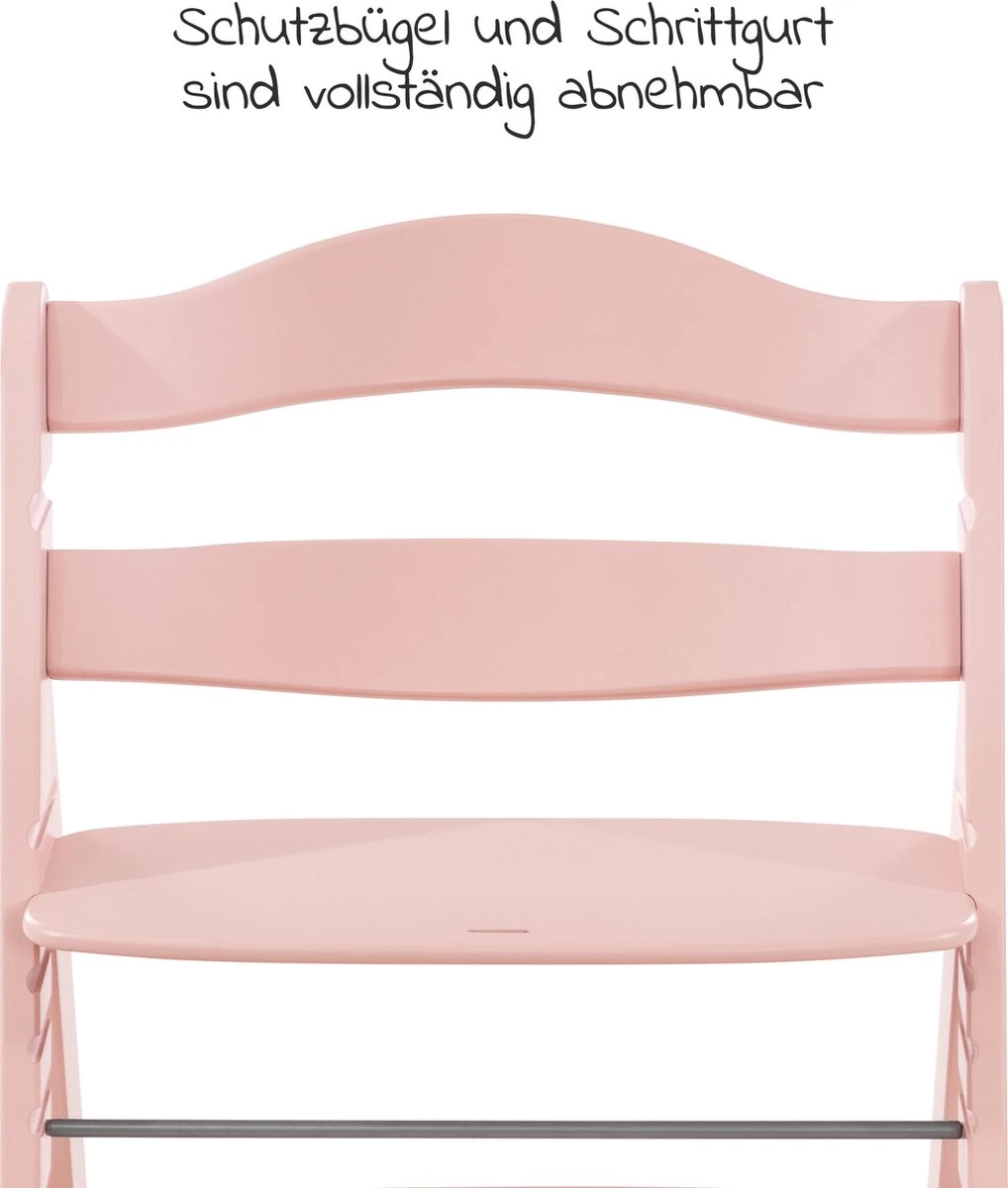 Hauck Alpha Plus Kinderstoel Newborn Set Met Bouncer Powder Bunny - Roze 14 Hauck Alpha Plus Kinderstoel Newborn Set Met Bouncer Powder Bunny - Roze - Afbeelding 12