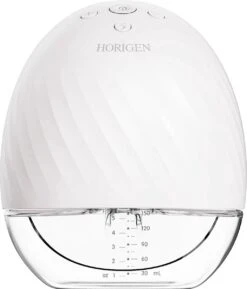 Horigen - Enkele Elektrische Borstkolf - Wearable - Handsfree - In Bra - Wit