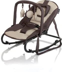 Wipstoel Little World Stardust Brown 'n Beige (incl. Speelboog) -Stokke Verkoop 1024x1200