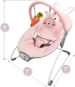 Merkloos MoMi GLOSSY - Automatisch Wipstoeltje, Met Muziek - Bunny -Stokke Verkoop 1027x1200 1