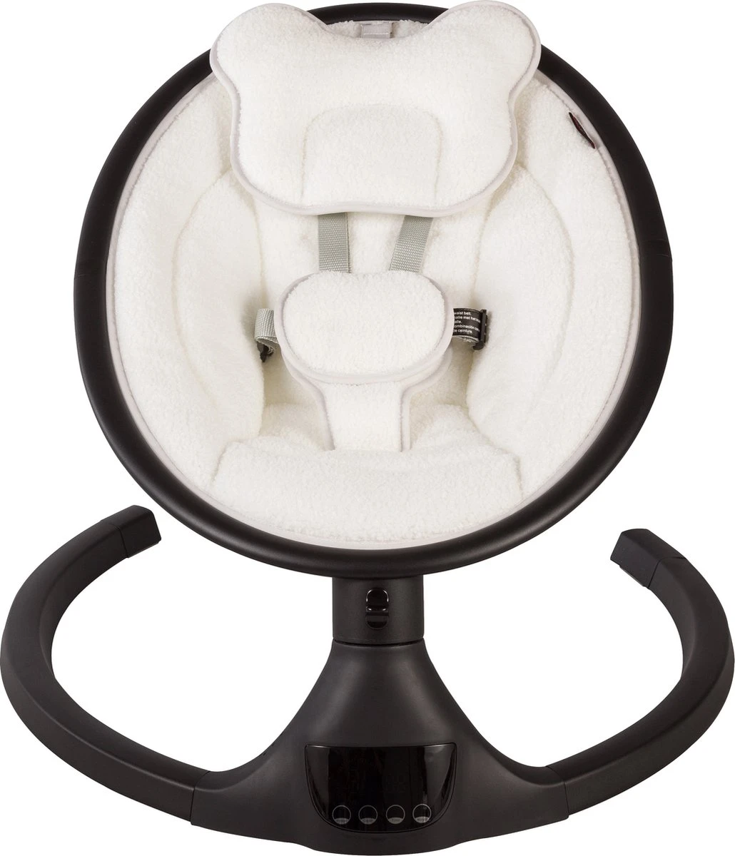 X Adventure Wipstoel Elektrisch Rocco / Schommelstoel Met Bluetoothfunctie & Afstandsbediening- Teddy Cream 3 X Adventure Wipstoel Elektrisch Rocco / Schommelstoel Met Bluetoothfunctie & Afstandsbediening- Teddy Cream