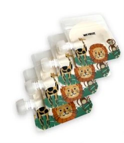 Merkloos Knijpzakjes Herbruikbaar - 10 Stuks - Voor Babyvoeding, Babysnacks Of Babyhapjes - Knijpzakjes Hervulbare - Knijpfruit Zakjes Herbruikbaar - Herbruikbare Knijpzakjes -Stokke Verkoop 1044x1200 8