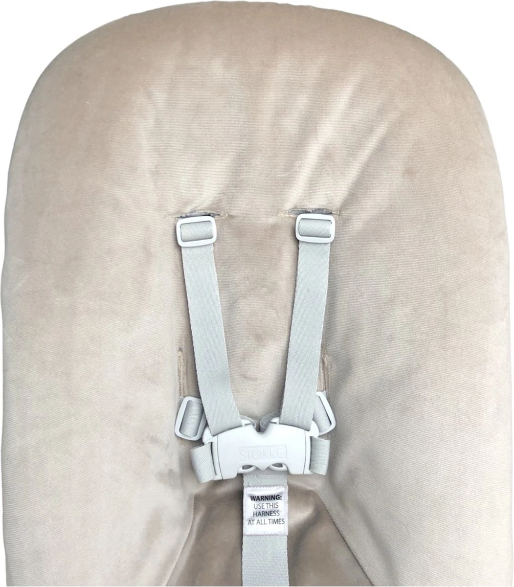 #14 Stokke Tripp Trapp Newborn Hoes, Velours Zand 4 #14 Stokke Tripp Trapp Newborn Hoes, Velours Zand - Afbeelding 2