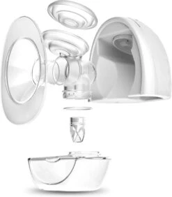 Lionelo Fidi Free - Elektrische Borstkolf - 2 Werkingsstanden - Massagefunctie - 5 Versstelbare Niveaus Van Kracht - 3 Verschillende Maten Van Siliconen - Capaciteit Van 150 Ml - Energiebesparend - Stille Werking - Timer -Stokke Verkoop 1051x1200 4