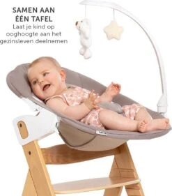 Hauck Alpha Plus Kinderstoel - Newborn Set Deluxe - Natural / Beige -Stokke Verkoop 1053x1200