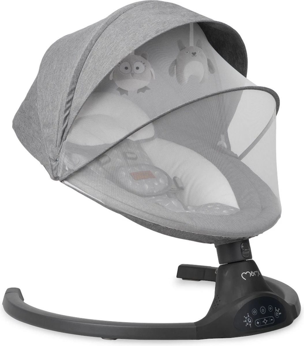 Momi Lami Dark Grey Elektrische Babyschommel BULE00022 5 Momi Lami Dark Grey Elektrische Babyschommel BULE00022 - Afbeelding 3