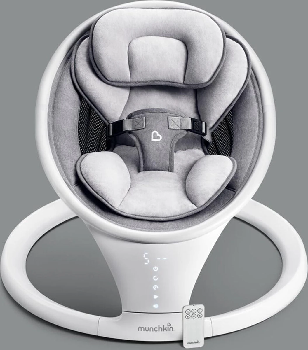 Munchkin Wipstoel Swing Elektrisch Lichtgewicht Bluetooth 13 Munchkin Wipstoel Swing Elektrisch Lichtgewicht Bluetooth - Afbeelding 11