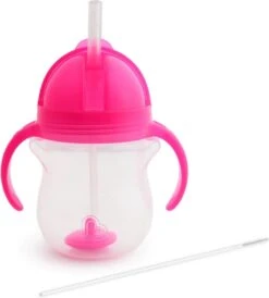 Munchkin Munchhin Tip & Sip Drinkbeker Met Rietje Roze