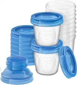 Philips Avent SCF619/05 Bewaarbekers Voor Babyvoeding - 180 Ml - 5 Stuks -Stokke Verkoop 1083x1200