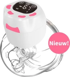 Elektrische Borstkolf - Belove - Draadloze Borstkolf - Oplaadbaar - Moedermelk - BPA-Vrij - 3 Modes - Handsfree - 1 Stuk - Roze