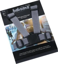Babsana Universeel Grijs Nylon Kinderstoel Tuigje TB-1163 8 Babsana Universeel Grijs Nylon Kinderstoel Tuigje TB-1163 -Stokke Verkoop 1090x1200 1