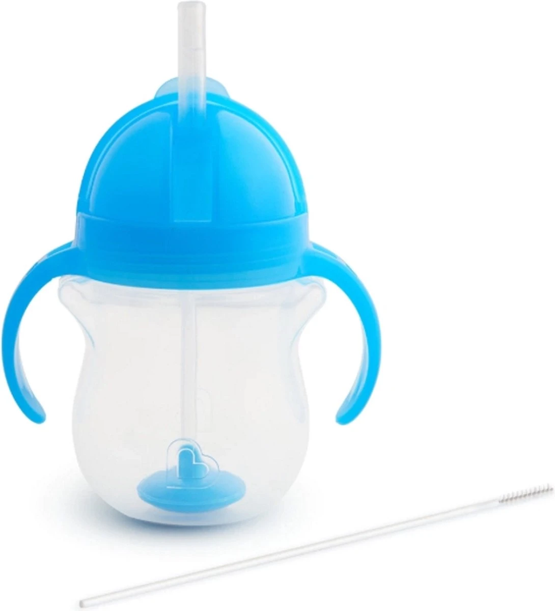 Munchkin Tip & Sip Drinkbeker Met Rietje Blauw 3 Munchkin Tip & Sip Drinkbeker Met Rietje Blauw