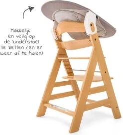 Hauck Alpha Plus Kinderstoel - Newborn Set - Natural / Beige -Stokke Verkoop 1095x1200