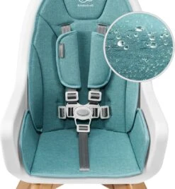 Kinderkraft Kinderstoel 2 In 1 Tixi Turquoise -Stokke Verkoop 1104x1200