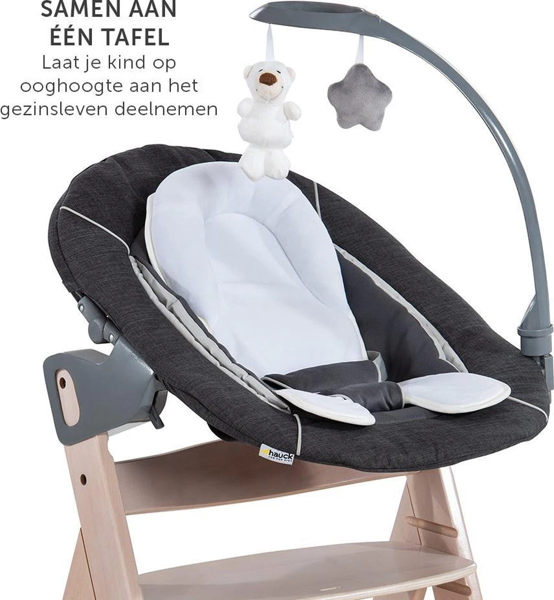 Hauck Beta Plus Kinderstoel - Newborn Set Deluxe - White Washed 18 Hauck Beta Plus Kinderstoel - Newborn Set Deluxe - White Washed - Afbeelding 16