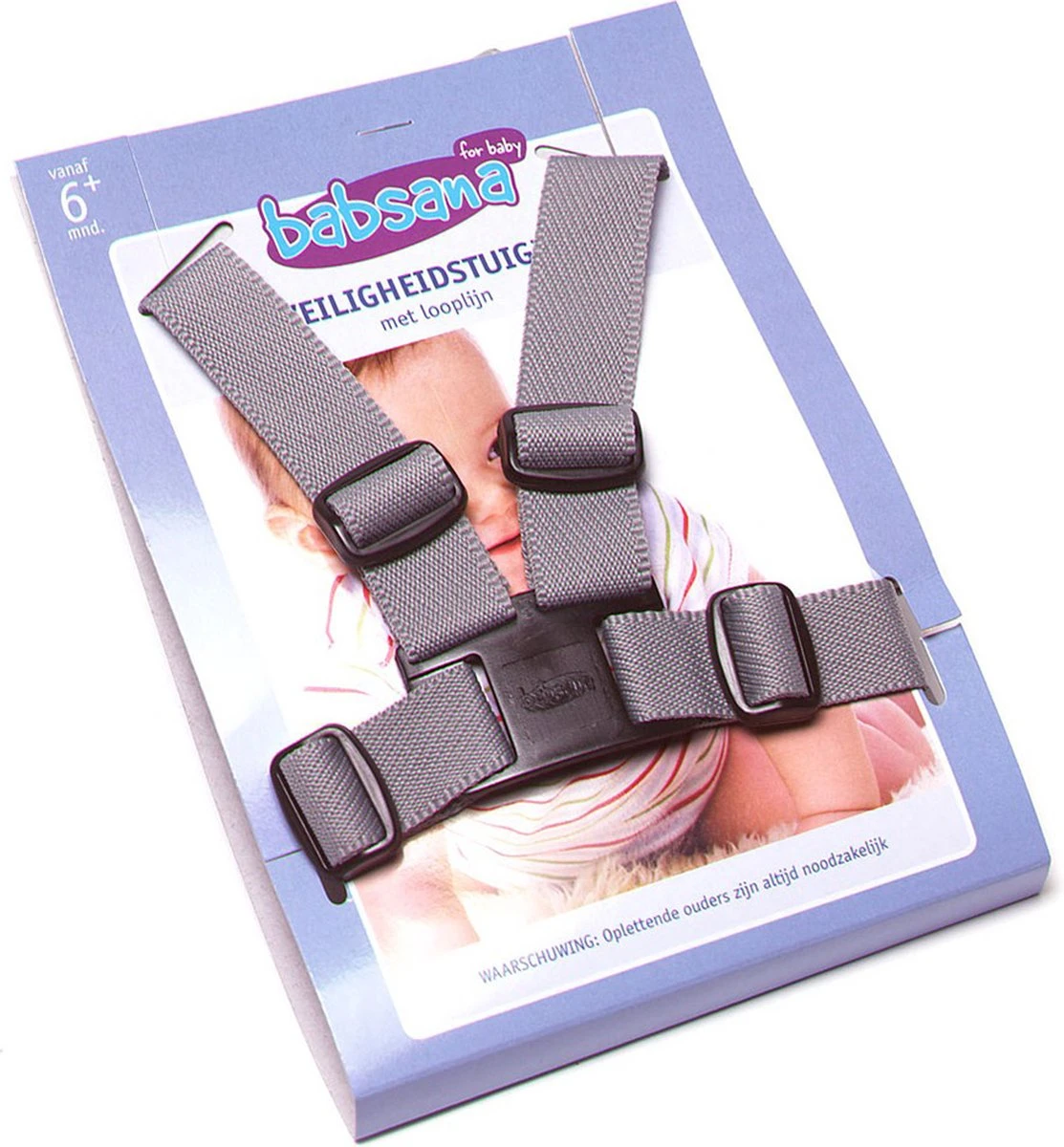 Babsana Universeel Grijs Nylon Kinderstoel Tuigje TB-1163 3 Babsana Universeel Grijs Nylon Kinderstoel Tuigje TB-1163