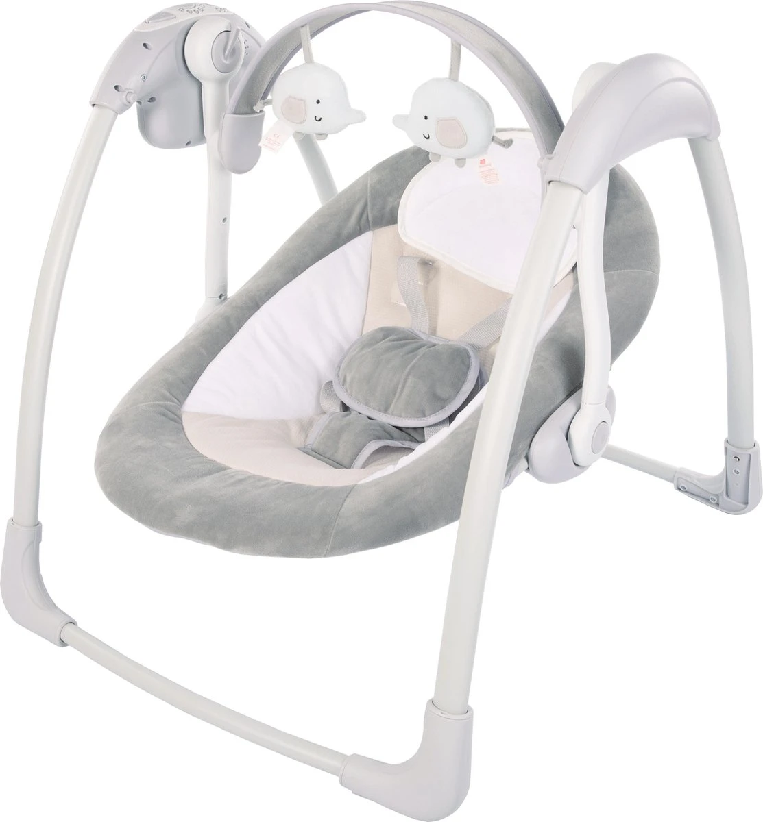 Bo Jungle Babyschommel B-Portable Dolphy Grijs - Elektrische Schommelstoel Baby 9 Bo Jungle Babyschommel B-Portable Dolphy Grijs - Elektrische Schommelstoel Baby - Afbeelding 7