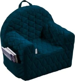 Albero Mio Velvet Navy Kinderfauteuil