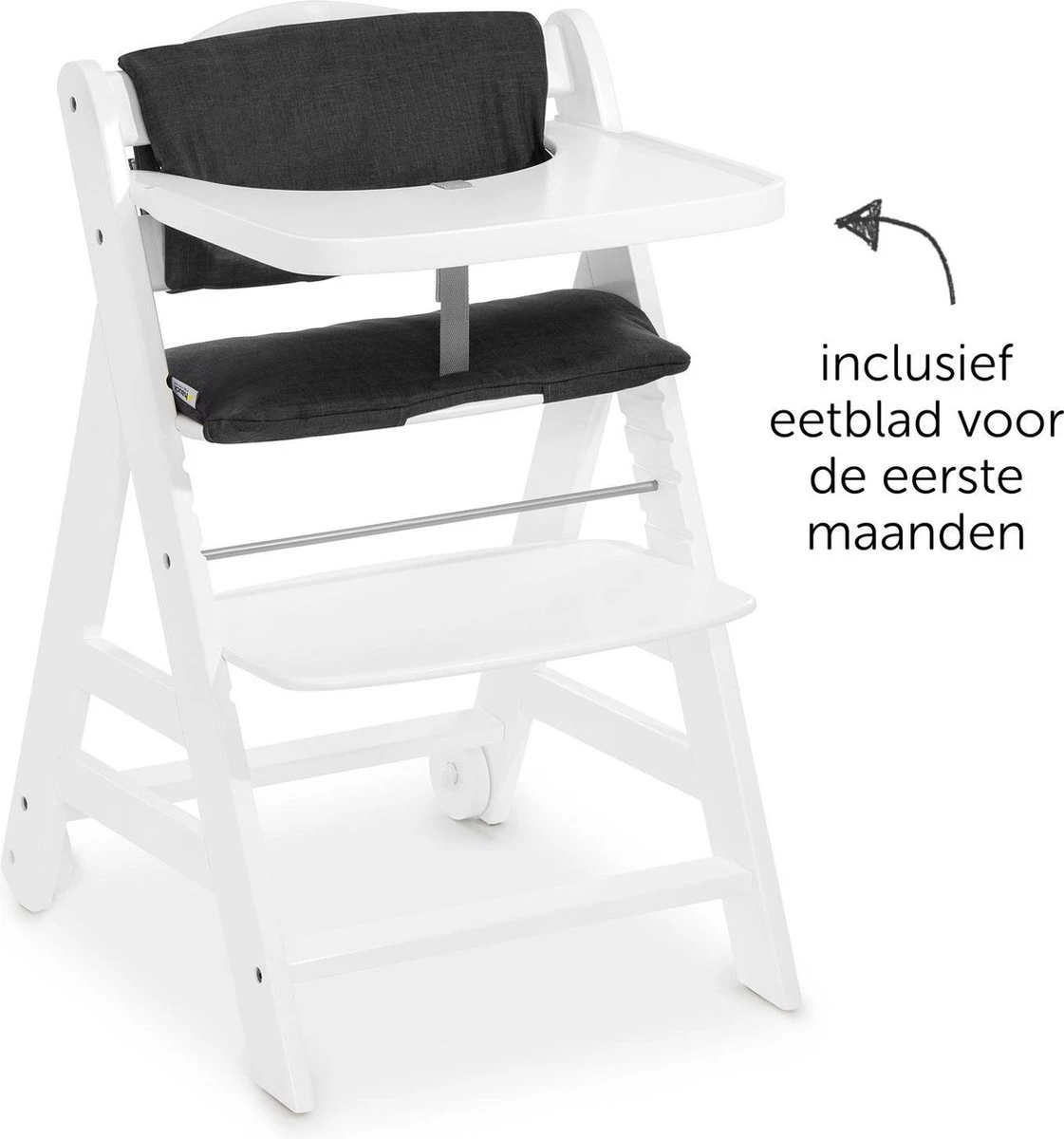 Hauck Beta Plus Kinderstoel - Newborn Set Deluxe - Wit 4 Hauck Beta Plus Kinderstoel - Newborn Set Deluxe - Wit - Afbeelding 2