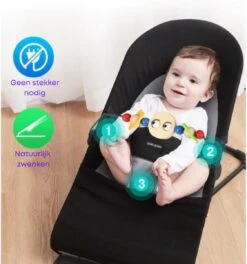 Merkloos Schommelstoel Baby | 0-36 Maanden | Schommelstoel | Wipstoel | Wipstoel Baby | Wipstoeltje Baby -Stokke Verkoop 1124x1200