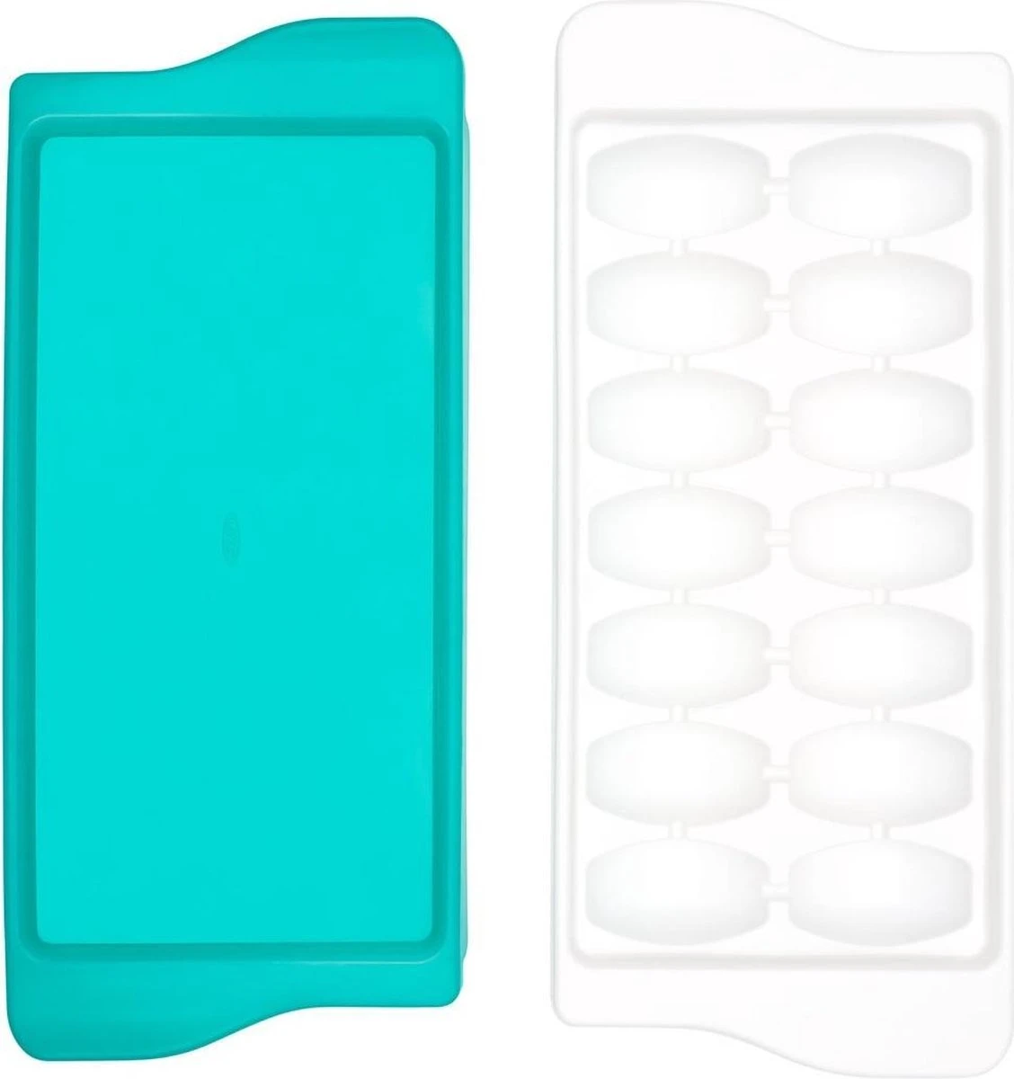 OXO Tot Babyvoeding Diepvriesbakjes - Babyvoeding Bewaarbakjes - Diepvriesbakjes Met Deksel- 14x22 Ml - Teal 4 OXO Tot Babyvoeding Diepvriesbakjes - Babyvoeding Bewaarbakjes - Diepvriesbakjes Met Deksel- 14x22 Ml - Teal - Afbeelding 2