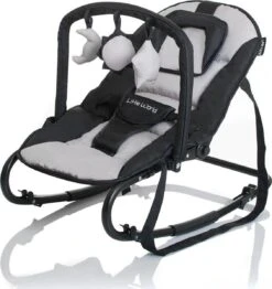 Wipstoel Little World Stardust Black 'n Gray (incl. Speelboog)