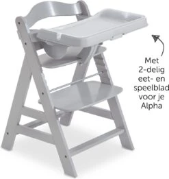 Hauck Alpha Plus Kinderstoel - Newborn Set XXL - Grijs -Stokke Verkoop 1137x1200
