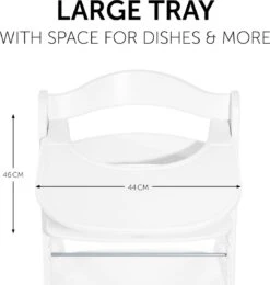 Hauck Alpha Click Tray Eet- Of Speelblad - Wit -Stokke Verkoop 1142x1200