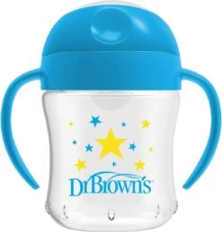 Dr. Brown's Oefen Drinkbeker - Met Zachte Tuit - Vanaf 6 Maanden -180 Ml - Blauw 12 Dr. Brown's Oefen Drinkbeker - Met Zachte Tuit - Vanaf 6 Maanden -180 Ml - Blauw -Stokke Verkoop 1144x1200 8