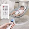 Tissy® Elektrisch Wipstoel - Baby Schommelstoel - Elektrische Babyschommel - Babyswing - Wipstoeltjes Voor Baby Met Klamboe Bluetooth Muziek Grijs 2 Tissy® Elektrisch Wipstoel - Baby Schommelstoel - Elektrische Babyschommel - Babyswing - Wipstoeltjes Voor Baby Met Klamboe Bluetooth Muziek Grijs -Stokke Verkoop 1147x1200