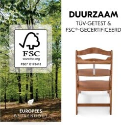 Hauck Alpha+ Kinderstoel - Walnoot 39 Hauck Alpha+ Kinderstoel - Walnoot -Stokke Verkoop 1156x1200 1