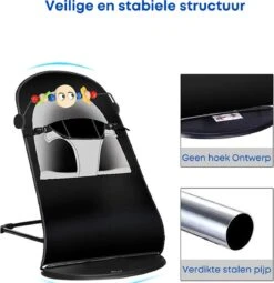 Merkloos Schommelstoel Baby | 0-36 Maanden | Schommelstoel | Wipstoel | Wipstoel Baby | Wipstoeltje Baby -Stokke Verkoop 1161x1200 1