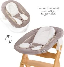 Hauck Alpha Plus Kinderstoel - Newborn Set - Natural / Beige -Stokke Verkoop 1161x1200