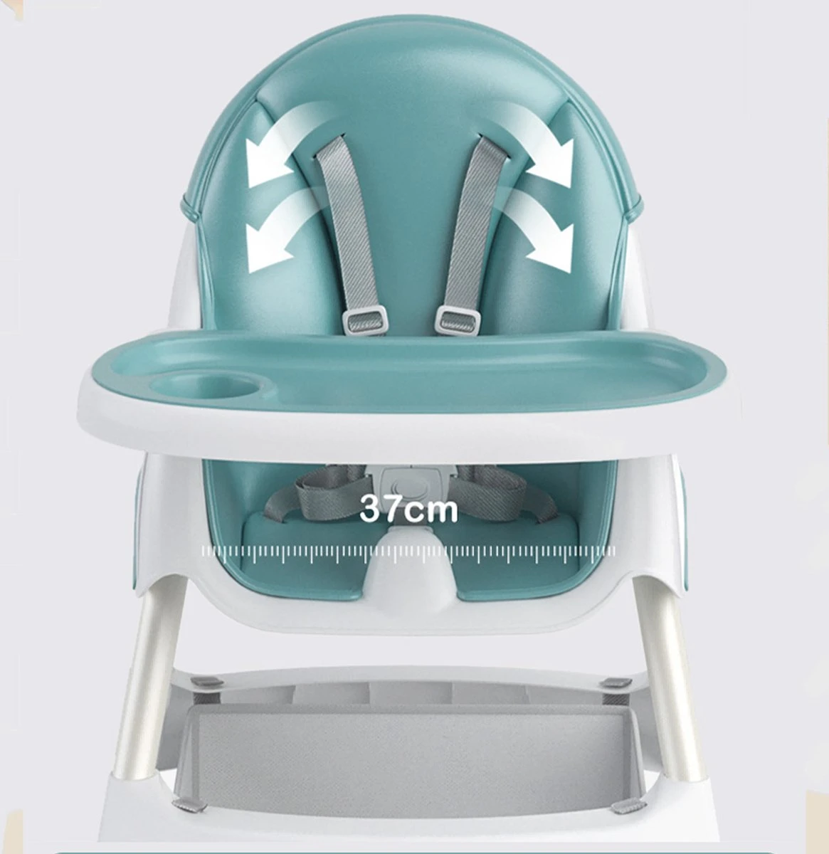 K IKIDO – Kinderstoel 3 In 1 - Baby Eetstoel - Verstelbaar – Inklapbare Eetstoel – Kinderzetel- 5-punts Gordel - Stille Antislip Stoelpoten Om De Vloer Te Beschermen - Uitneembaar Lederen Kussen - Maximale Belasting: 40 Kg 7 K IKIDO – Kinderstoel 3 In 1 - Baby Eetstoel - Verstelbaar – Inklapbare Eetstoel – Kinderzetel- 5-punts Gordel - Stille Antislip Stoelpoten Om De Vloer Te Beschermen - Uitneembaar Lederen Kussen - Maximale Belasting: 40 Kg - Afbeelding 5