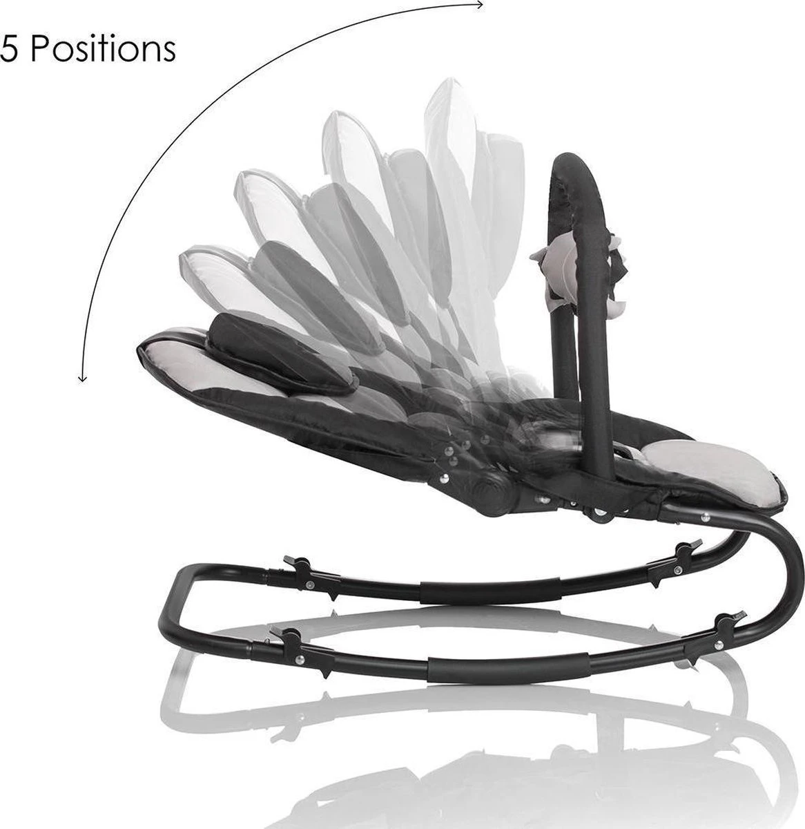 Wipstoel Little World Stardust Black 'n Gray (incl. Speelboog) 9 Wipstoel Little World Stardust Black 'n Gray (incl. Speelboog) - Afbeelding 7