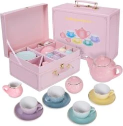 Porseleinen Theeset Voor Kleine Meisjes Kindertafelgerei Speelkeuken 13 -Stokke Verkoop 1171x1200 4