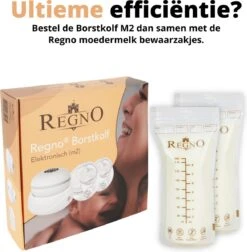 Regno M2 Dubbele Elektrische Borstkolf-LCD Display-Handsfree-2x180ml Kolfapparaat-12 Zuigniveaus 16 Regno M2 Dubbele Elektrische Borstkolf-LCD Display-Handsfree-2x180ml Kolfapparaat-12 Zuigniveaus -Stokke Verkoop 1174x1200 4