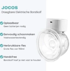 Elektrische Dubbele Borstkolf - Handsfree & Draadloos - Incl. 5 Moedermelk Bewaarzakjes - Electrisch - BPA Vrij 10 Elektrische Dubbele Borstkolf - Handsfree & Draadloos - Incl. 5 Moedermelk Bewaarzakjes - Electrisch - BPA Vrij -Stokke Verkoop 1183x1200 11