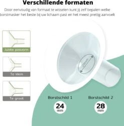 Leuna Comfort - Elektrische Borstkolf - Dubbele Borstkolf - Oplaadbare Accu - Gemakkelijk Schoonmaken - Stille Kolf - Kolfapparaat - Borstkolf - Borstkolven - Kolf - Licht Paars -Stokke Verkoop 1183x1200 8