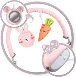 Merkloos MoMi GLOSSY - Automatisch Wipstoeltje, Met Muziek - Bunny -Stokke Verkoop 1184x1200 3