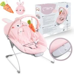 Merkloos MoMi GLOSSY - Automatisch Wipstoeltje, Met Muziek - Bunny -Stokke Verkoop 1188x1200 2