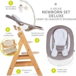 Hauck Alpha Plus Kinderstoel - Newborn Set Deluxe - Natural / Beige -Stokke Verkoop 1193x1200 1