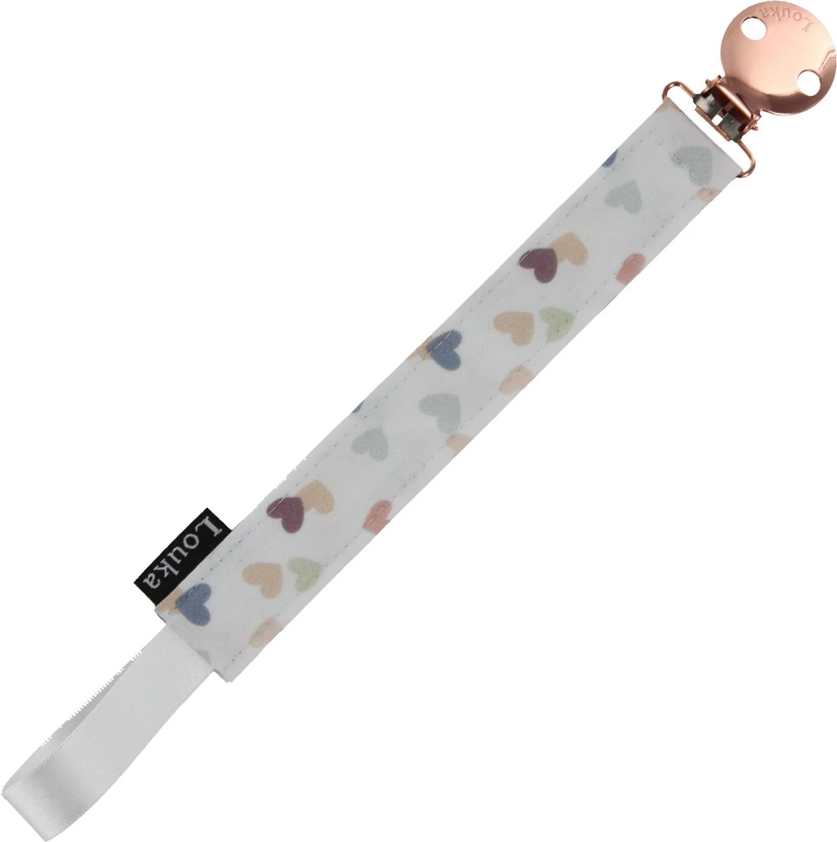 Louka Speenkoord Hartjes - Speenketting 4 Louka Speenkoord Hartjes - Speenketting - Afbeelding 2