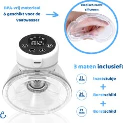 Kolvy® Pro Draadloze Elektrische Borstkolf - Intelligente Kolfapparaten - Handsfree Breast Pump - 4 Modes & 12 Levels - USB Oplaadbaar - NIEUW - Professioneel - LED Scherm - Incl. 3 Maten 20 Kolvy® Pro Draadloze Elektrische Borstkolf - Intelligente Kolfapparaten - Handsfree Breast Pump - 4 Modes & 12 Levels - USB Oplaadbaar - NIEUW - Professioneel - LED Scherm - Incl. 3 Maten -Stokke Verkoop 1195x1200 6