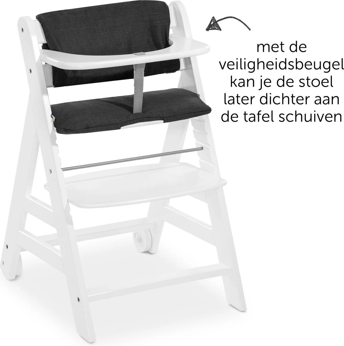 Hauck Beta Plus Kinderstoel - Newborn Set Deluxe - Wit 11 Hauck Beta Plus Kinderstoel - Newborn Set Deluxe - Wit - Afbeelding 9