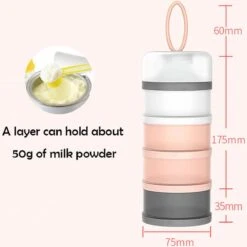 Miravo - Melkpoedertoren - Melkpoeder Doseerdoosjes - Babyvoeding - Bewaarbakjes - Dispenser - Snacks - Blauw - Cadeau -Stokke Verkoop 1198x1200 17