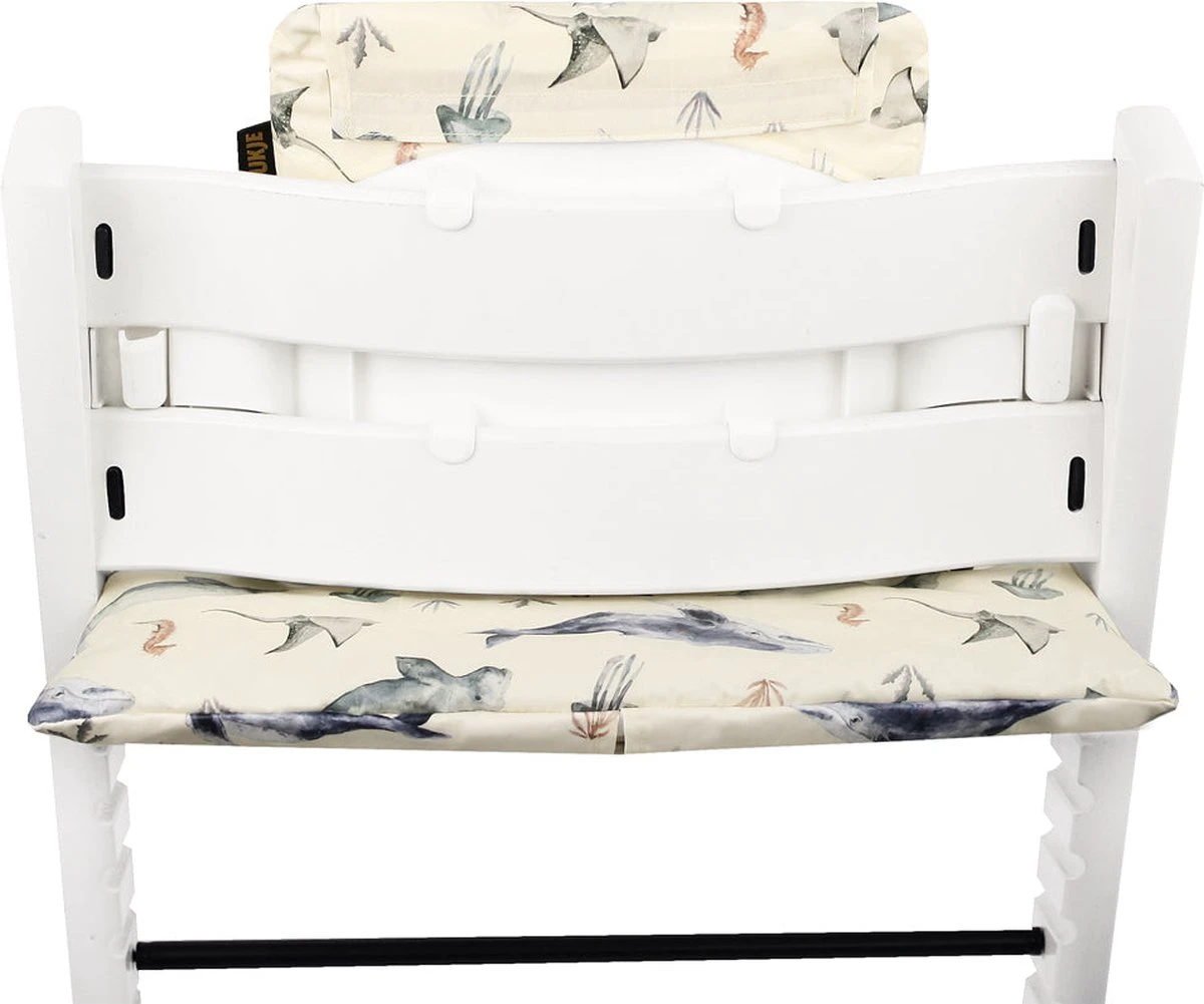 Ukje Stoelverkleiner - Geschikt Voor Stokke Tripp Trapp - Geplastificeerd - Kinderstoel - Kussenset - Wit Walvis - Extra Dik 6 Ukje Stoelverkleiner - Geschikt Voor Stokke Tripp Trapp - Geplastificeerd - Kinderstoel - Kussenset - Wit Walvis - Extra Dik - Afbeelding 4